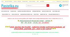 Desktop Screenshot of pastelka.eu